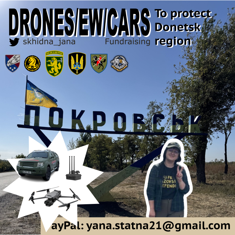 throught_hills's tweet photo. #FiverFriday $50 to @skhidna_jana and Pokrovsk's direction

Yesterday was a Volunteer Day in Ukraine, and today is an Armed Forces of Ukraine day.

Congrat Ukrainian soldiers with a donation - it will be the best present

🫙 https://t.co/Niy1WJGlkp
рр — yana.statna21@gmail.com https://t.co/CDbwjvMJd5