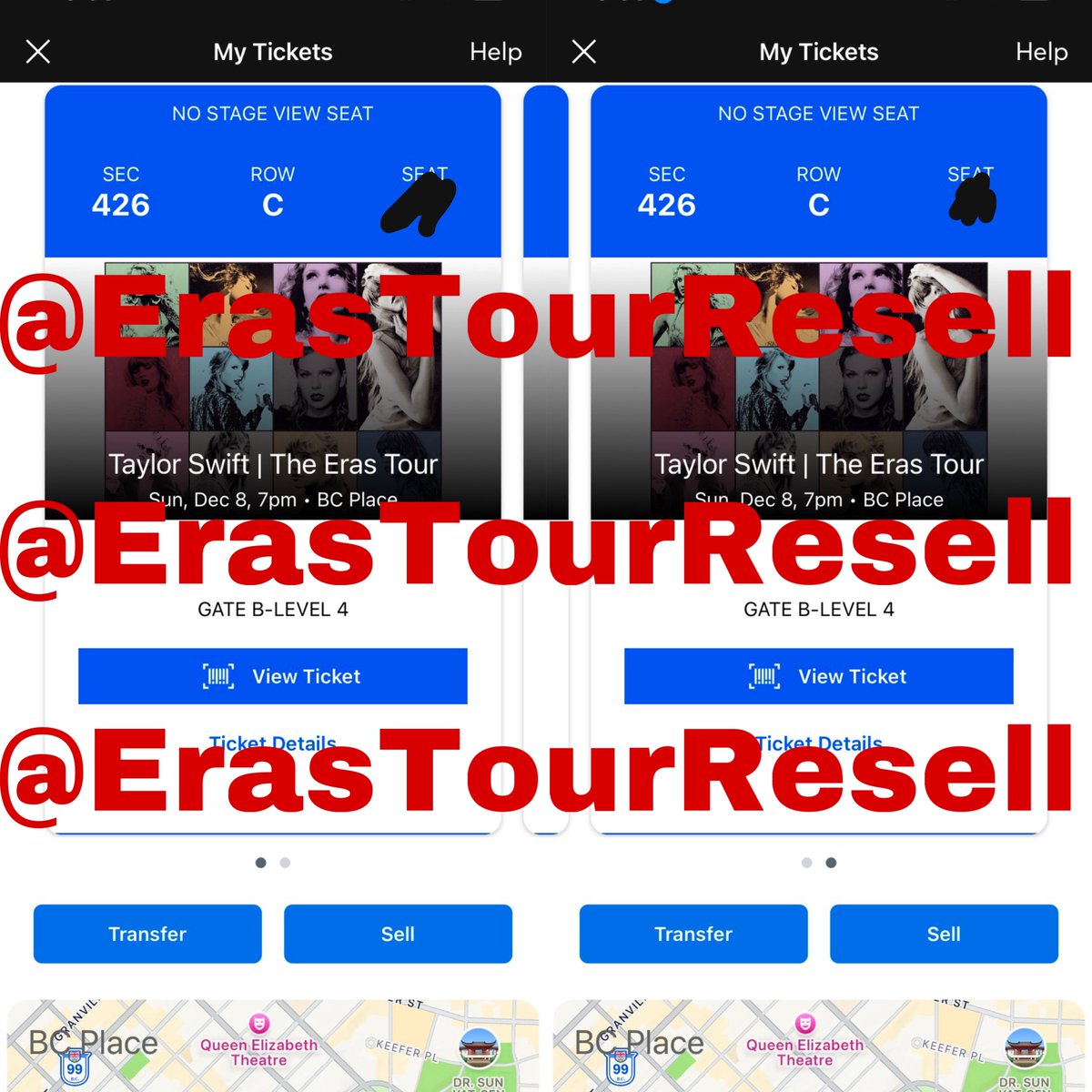 Eras Tour Resell tweet media