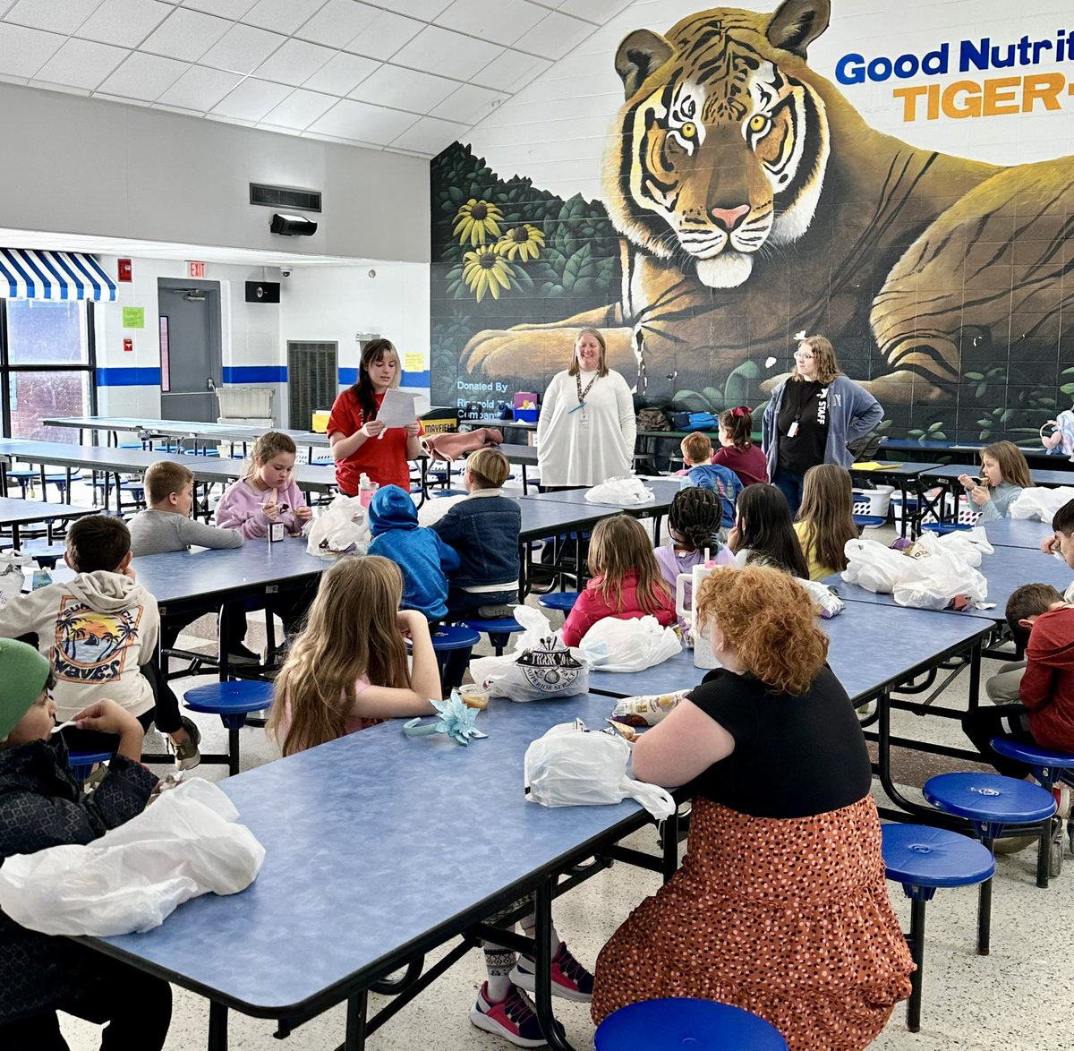 Character development + snack time = YMCA Campfire 🔥 - held daily at Y after school programs. The crew at <a href="/ElemTiger/">Tiger Creek Elem.</a> does an awesome job with it! #youthdevelopment #ymca