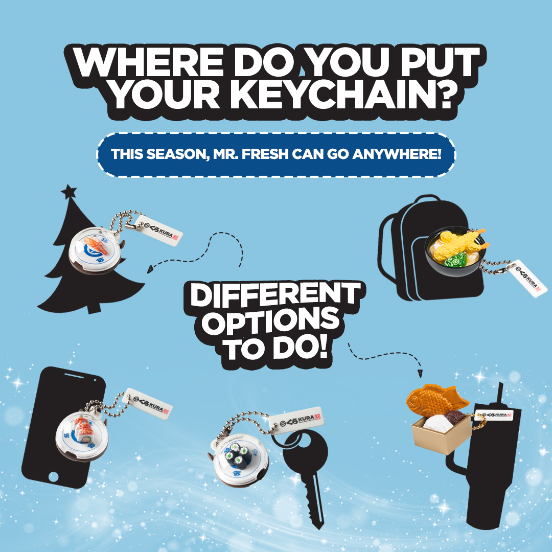 🔑✨ Where do YOU put your keychain? 👀

Drop your ideas below and show us your creative flair!

#BikkuraPon #prize #prizes #revolvingsushi #conveyorbeltsushi