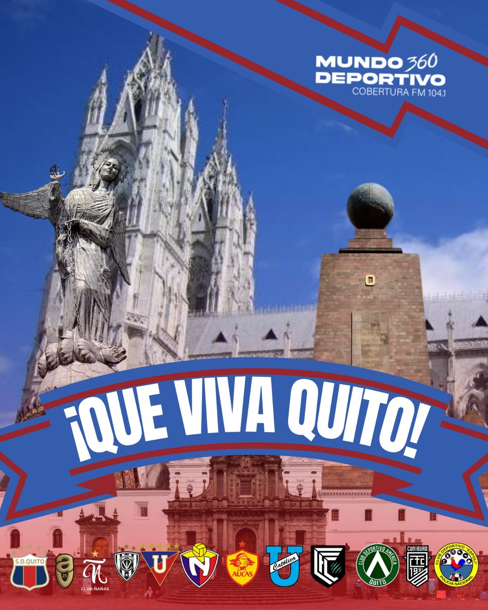 Hoy celebramos los 490 años de fundación de Quito!🎉🎉

Que viva QUITO!!