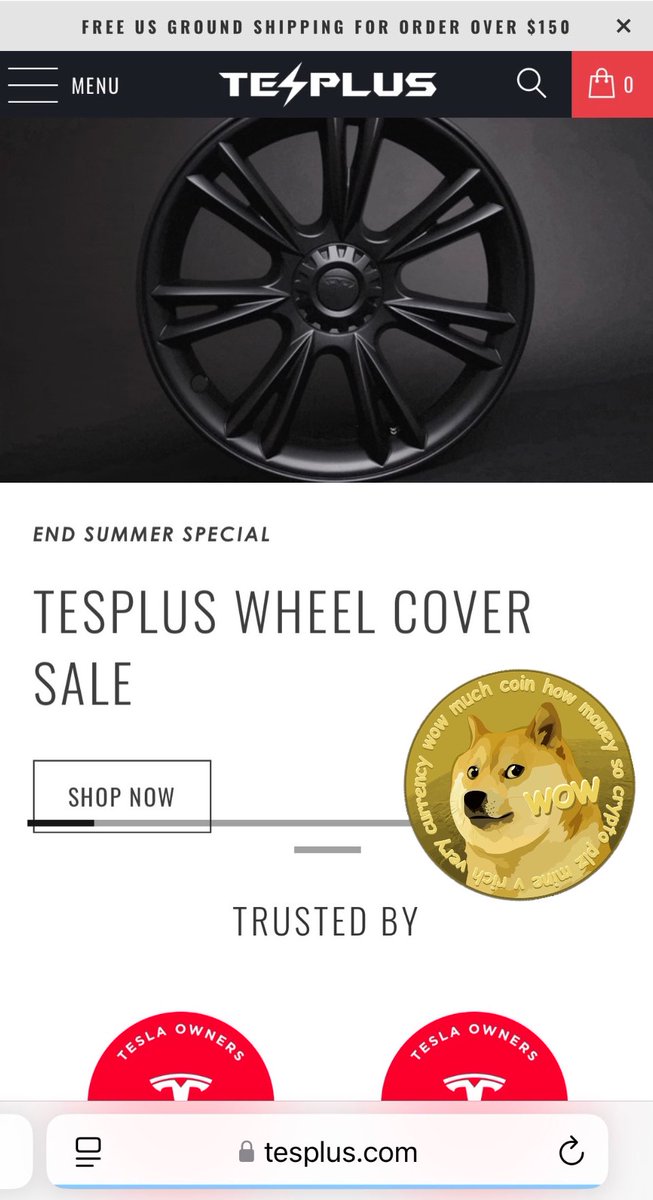 🎉 ITS OFFICIAL 🎉

⚡️ TesPlus is NOW ACCEPTING $DOGE payments powered by DogeExpress! 🐶

Run by Doge Tipping and specializing in all-things Tesla, TesPlus accepts Dogecoin for everything from aesthetics upgrades to full body wraps!

Style your Tesla with Dogecoin Today ‼️