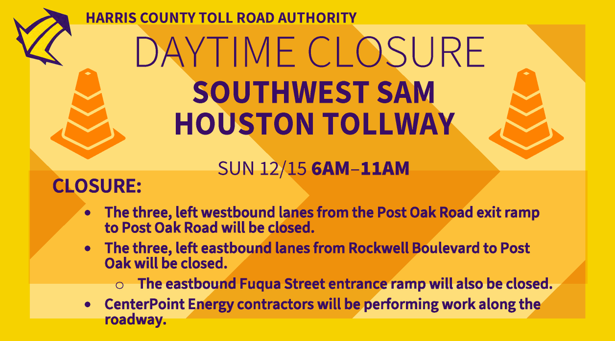 Harris County Toll Road Authority tweet media