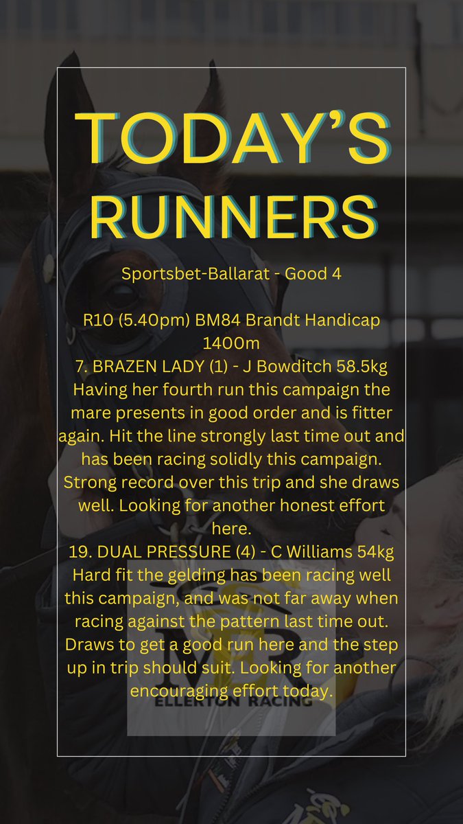 Mathew Ellerton Racing tweet media