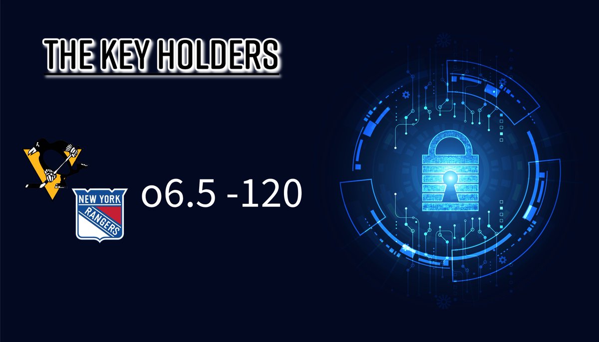 thekeyholders_'s tweet image. The Key Holders POTD!🔑

Penguins @ Rangers o6.5 -120