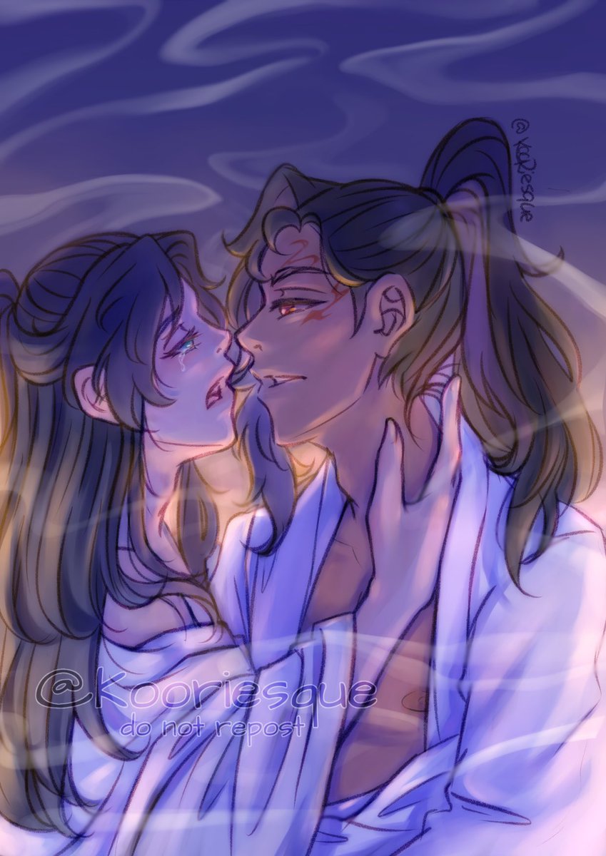 My artwork for this year's <a href="/tgcf_rbb/">TGCF Reverse Bang 2024 | 🔞</a>!! Big thank you to <a href="/SmallSubQiRong/">🔞OhNylL - Comms Open!</a> for being amazing and choosing my artwork to write for! Please read their wonderful fic that goes along with it! You can find it in this thread! 💜

#PeiMing x #ShiQingxuan #TGCF
