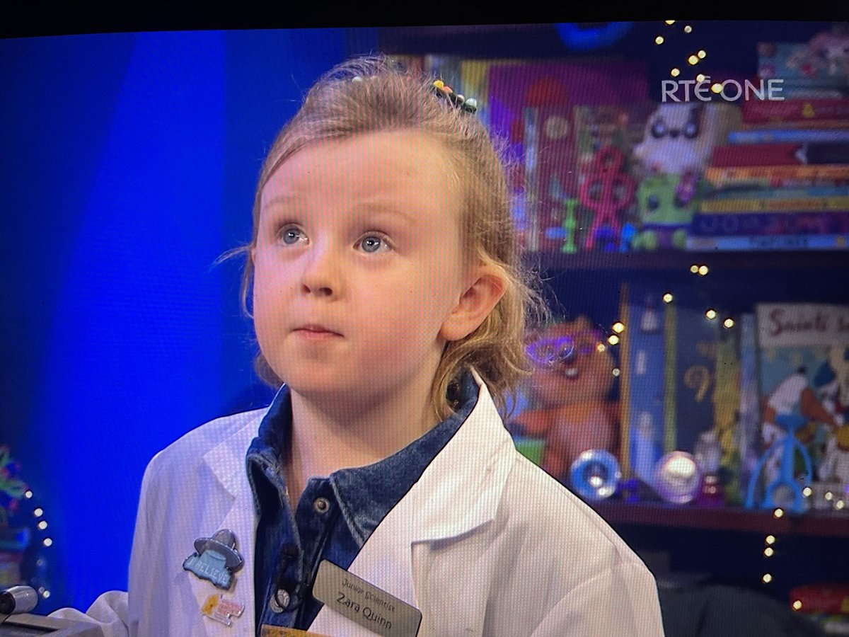 Little Zara will forever be the smartest person in the room ❤️

#LateLateToyShow
