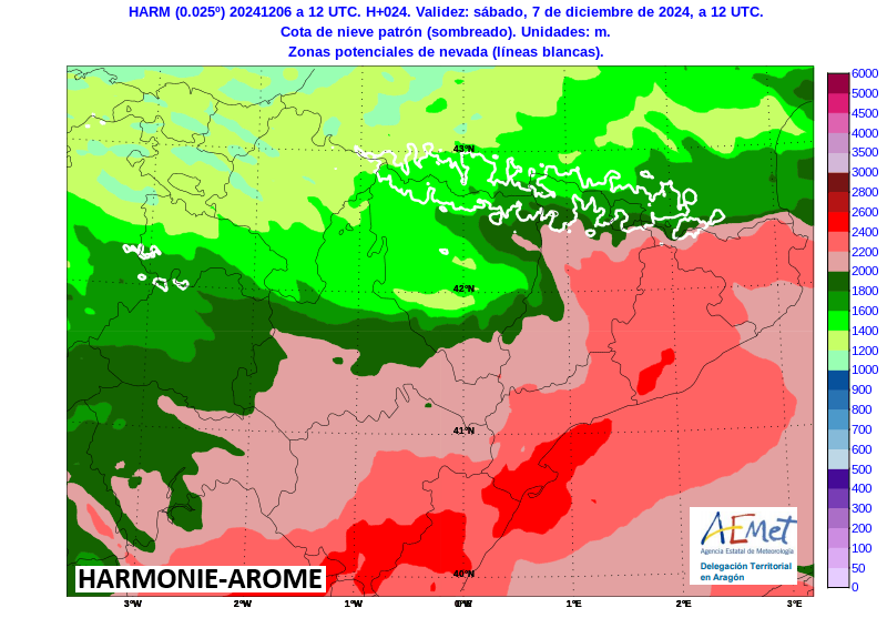 AEMET_Aragon's tweet photo. @pepe_castan @meteosojuela @RAM_meteo @Stormyalert @meteodelnorte @meteoformigal @lugaresdenieve @meteoduruelo @meteoclimaesp @CyNPirineos @Meteonavarra_ Claro, porque el cambio de masa de aire se produce mañana por la tarde, la #cotadenieve está todavía muy alta. https://t.co/xUZtJIWtyd