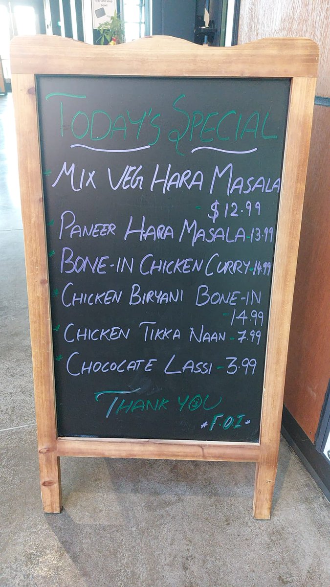 FlavoursIndiaUS's tweet image. Our weekend specials will warm you!  6-8 December 2024:

Mix Veg Hara Masala
Paneer Hara Masala
Bone in Chicken Curry 
Chicken Biryani Bone In
Chicken Tikka Naan
Chocolate Lassi 

Flavours of India 
458 SE 185th Ave
Portland, OR 97233

  Ph: 503-840-9260 

 #GreshamOR #indianfood