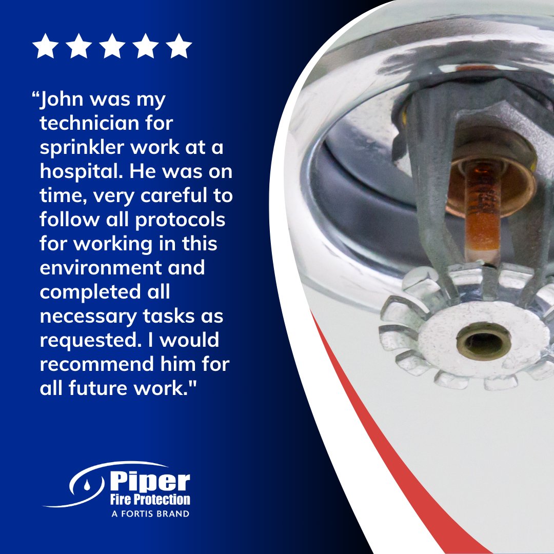 PiperFire's tweet image. Our expertise for fire and life safety for healthcare facilities is among the best in the business around Florida. 

Thank you to John for providing excellent service and representing us expertly!

#Sarasota #Clearwater #FloridaConstruction #ClearwaterSafety