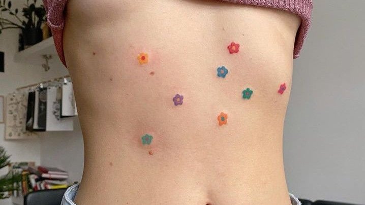 300moods's tweet photo. mini colorful garden tattoos https://t.co/tLSU4IluW0