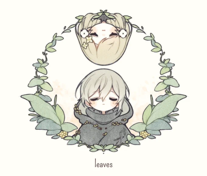 Small drawings of OCs  