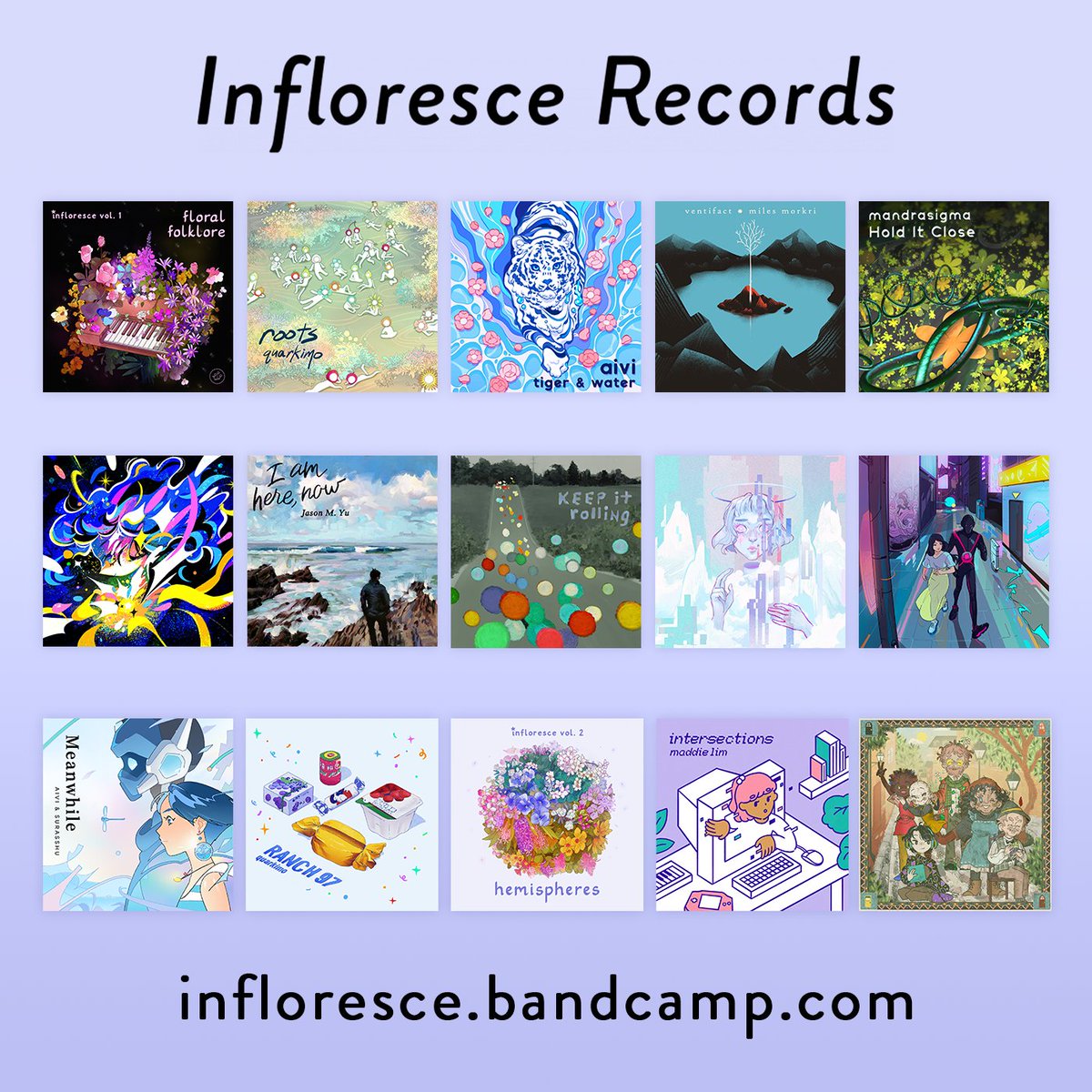 It's #BandcampFriday! 

100% of revenue made on Bandcamp directly supports our artists and our label 💙💜