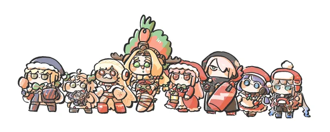 サンタだ!クリスマスが今年もやってくるぞ!楽しみだね! 