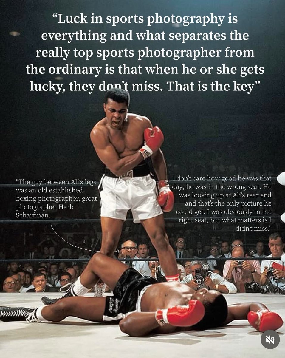 Love this from Neil Leifer the best boxing photographer that has ever set foot on this planet. Two of his unbelievably fabulous pictures that he has taken are in my top three best sports pictures ever.