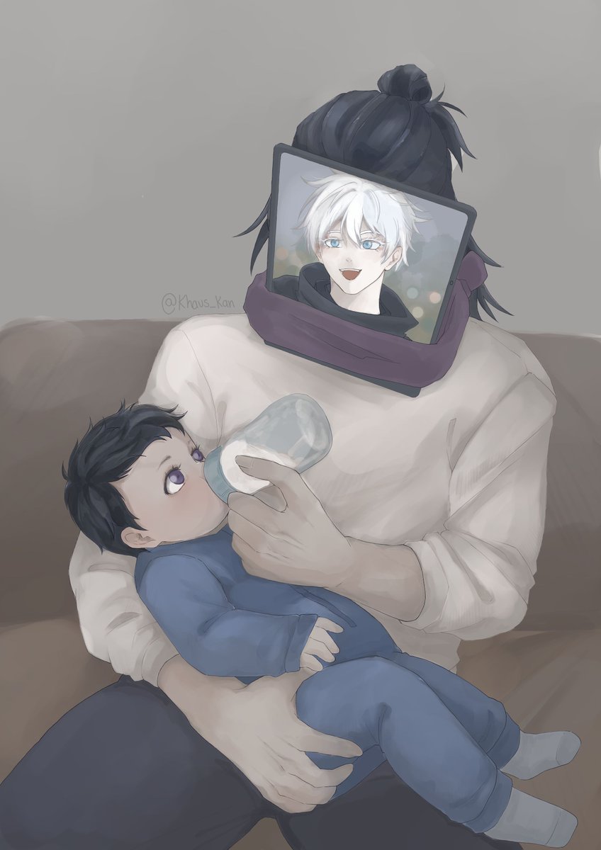 Khaus_Kan's tweet photo. Fanart SuguSato basado en el fic "La familia que siempre quise" de A-Malfoy-Potter en Wattpad.
#sugusato #SuguruGeto #GojoSatoru #BoysLove #JujutsuKaisen https://t.co/qPRoCxHDib