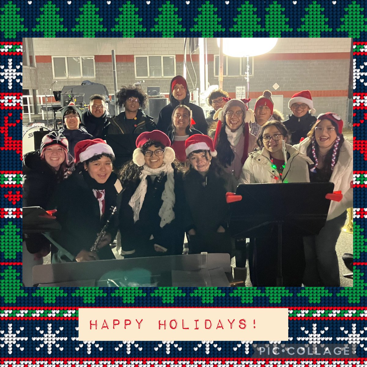 GarfieldHSBand's tweet photo. @GarfieldNJSchls The @GarfieldHSBand is performing at the City Tree Lighting shortly. We hear that Santa 🤶 might be here soon!  @Principal_GHS @GarfieldSuper_ https://t.co/MzULJ2MR1X