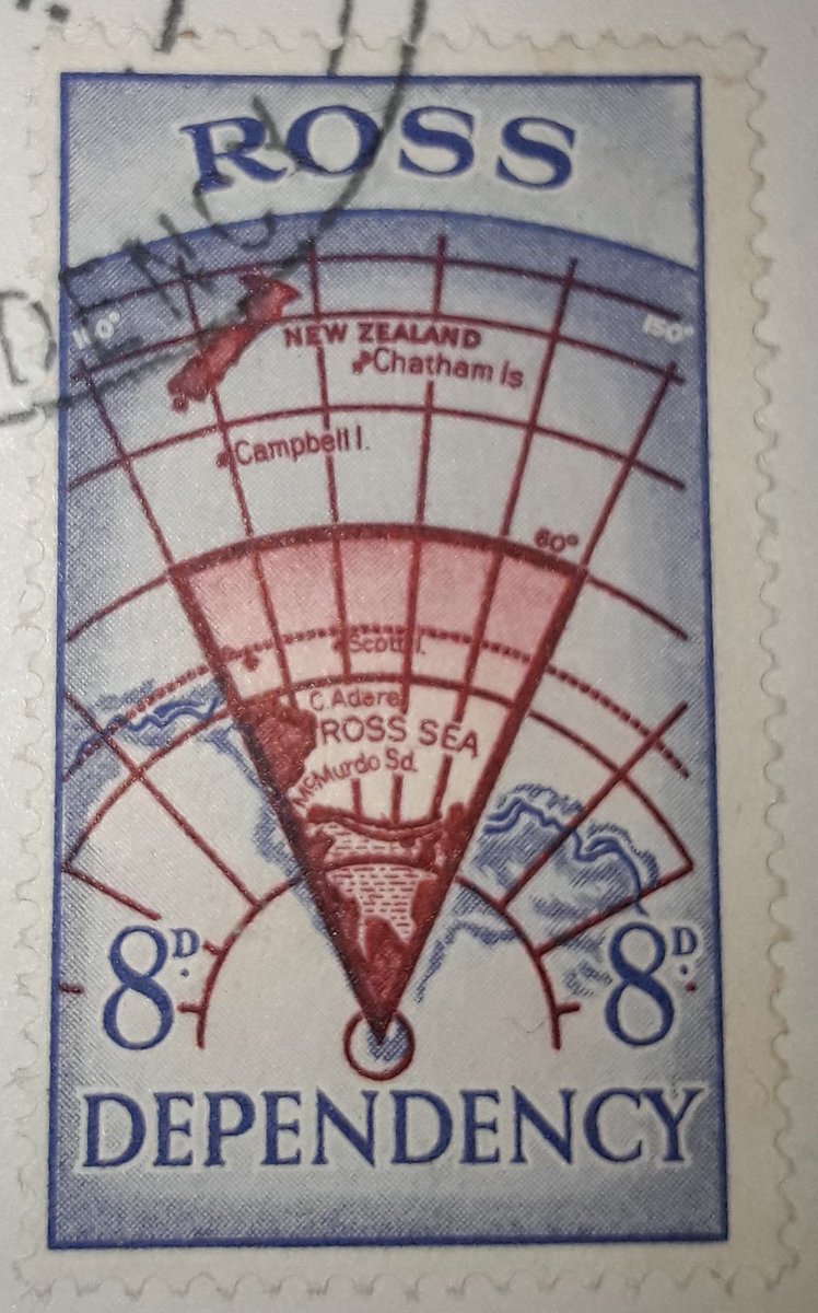 Stamp_Daily's tweet photo. An #Antarctic #StampDaily today from the New Zealand administered #RossDependency.  #usedoncover from Scott Base in January 1957. The cover is a commemorative one for the 1956-58 Trans-Antarctic Expedition. #philately #philatelie #stamps #timbres #briefmarken #sellos #frimærker https://t.co/gtOQzvAliJ