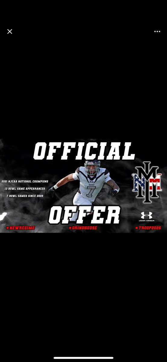 i z a c c a z a r e s (@cazares1710) on Twitter photo blessing to receive an offer & continue my athletic career from <a href="/nmmibroncos/">NMMI Football</a> ‼️
<a href="/osoukup/">Oliver Soukup</a> <a href="/PrepRedzoneNM/">Prep Redzone New Mexico</a> <a href="/jeremy_maupin/">Jeremy Maupin</a> <a href="/artesiafootball/">BulldogFootball 🏈🏆x32</a> blessing to receive an offer & continue my athletic career from <a href="/nmmibroncos/">NMMI Football</a> ‼️
<a href="/osoukup/">Oliver Soukup</a> <a href="/PrepRedzoneNM/">Prep Redzone New Mexico</a> <a href="/jeremy_maupin/">Jeremy Maupin</a> <a href="/artesiafootball/">BulldogFootball 🏈🏆x32</a>