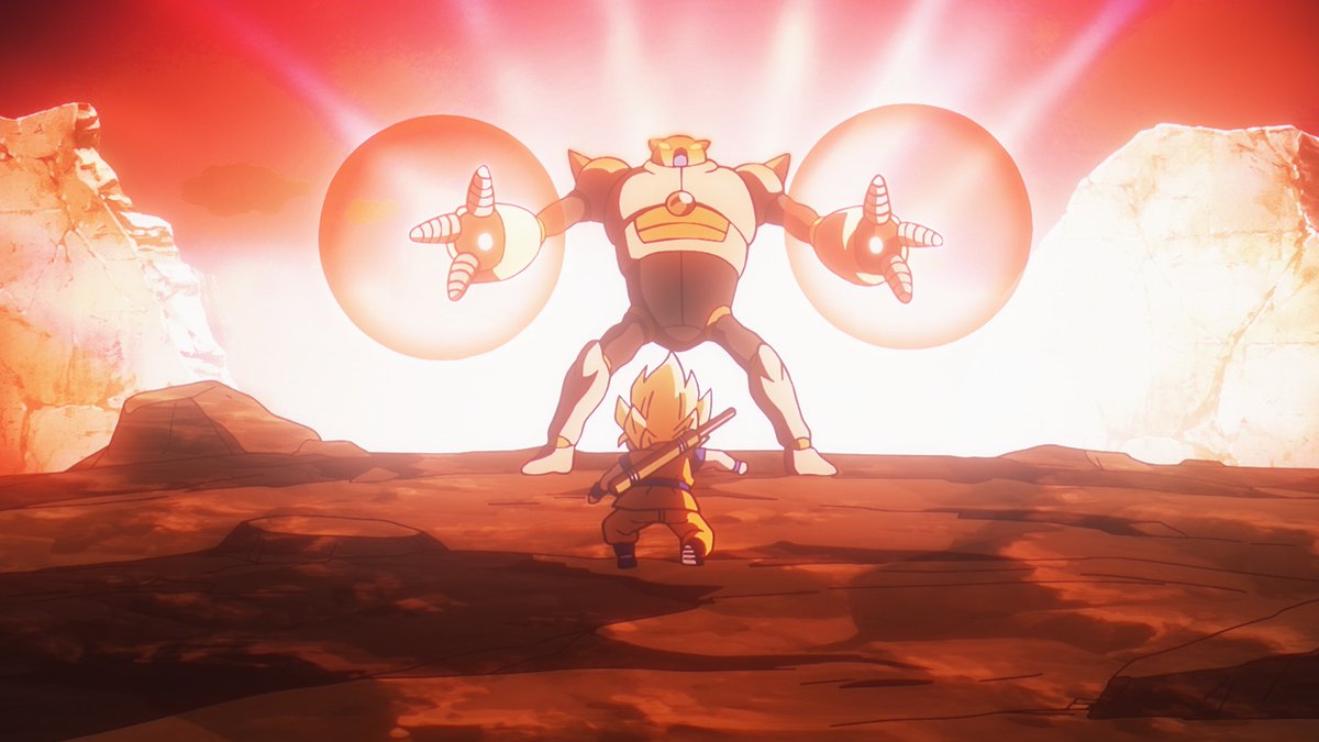 Goku's strength is put to the test against Tamagami Number Three