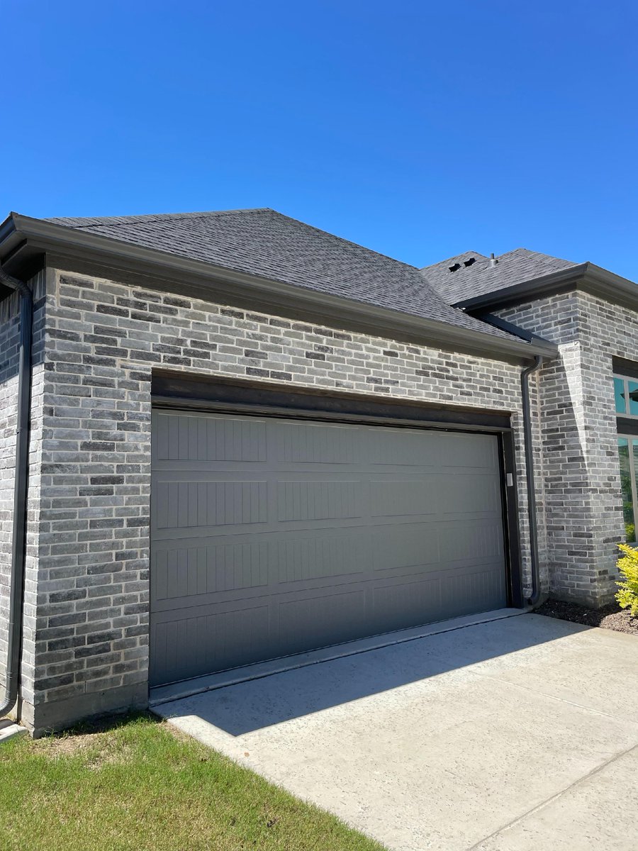 PlanoOverhead's tweet photo. We just installed a stunning Graphite Carriage House garage door for our amazing customer! The rich color and classic design elevate this home’s curb appeal to a whole new level. Thank you for trusting us with your garage door transformation! Ready for your upgrade? Reach us a... https://t.co/jw71WC9KVf