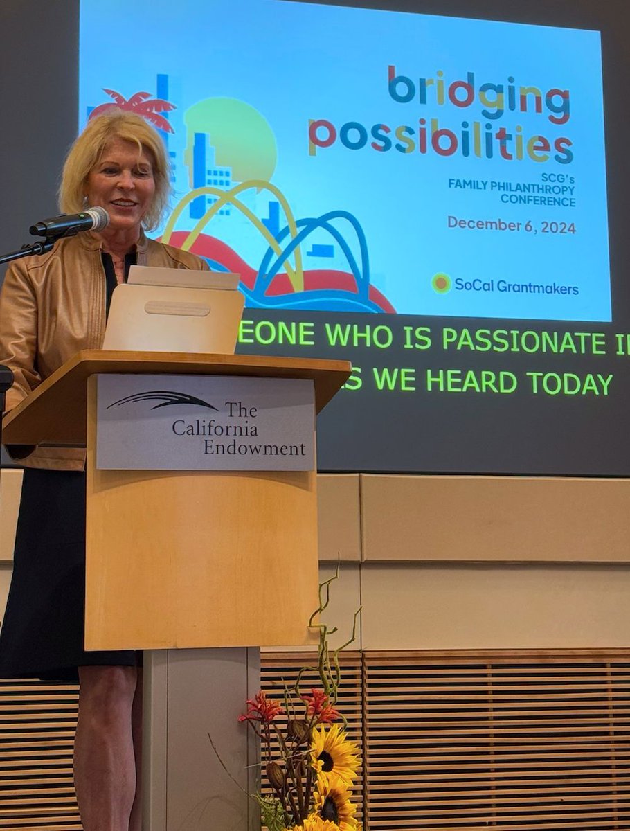 We had an incredible time on Day 1 of the 2024 Family Philanthropy Conference, Bridging Possibilities! Thank you to everyone who joined us to make new connections and learn more about how we can strengthen family philanthropy here in Southern California.

#SCGFamilyConference