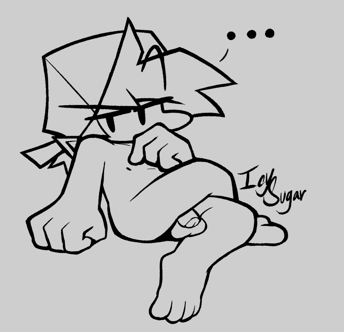 sorry for not posting for a month, things got crazy during november for me not to post anything for a while. 

but hey I'm back and here's a wip of bf being naked for no reason #fnfnsfw