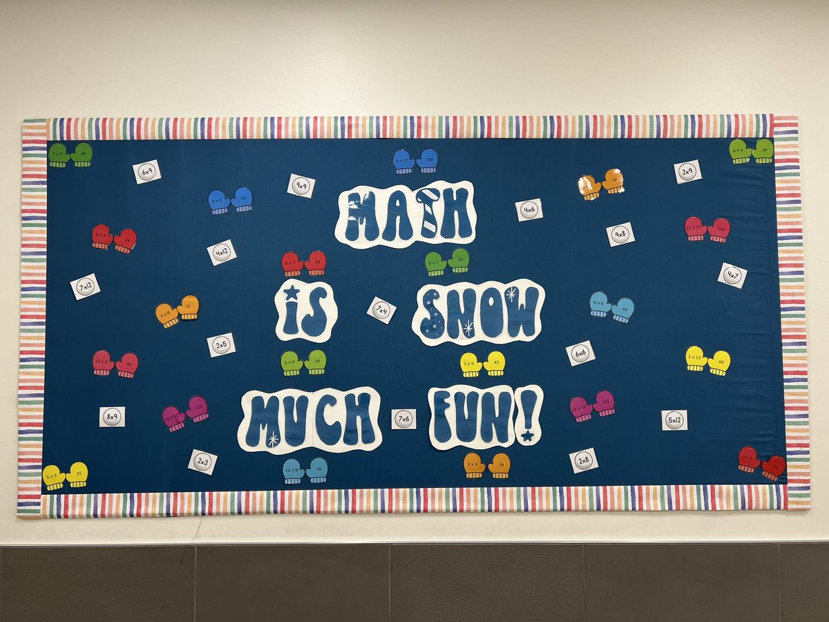 What better way to practice multiplication facts then when at a bathroom break!