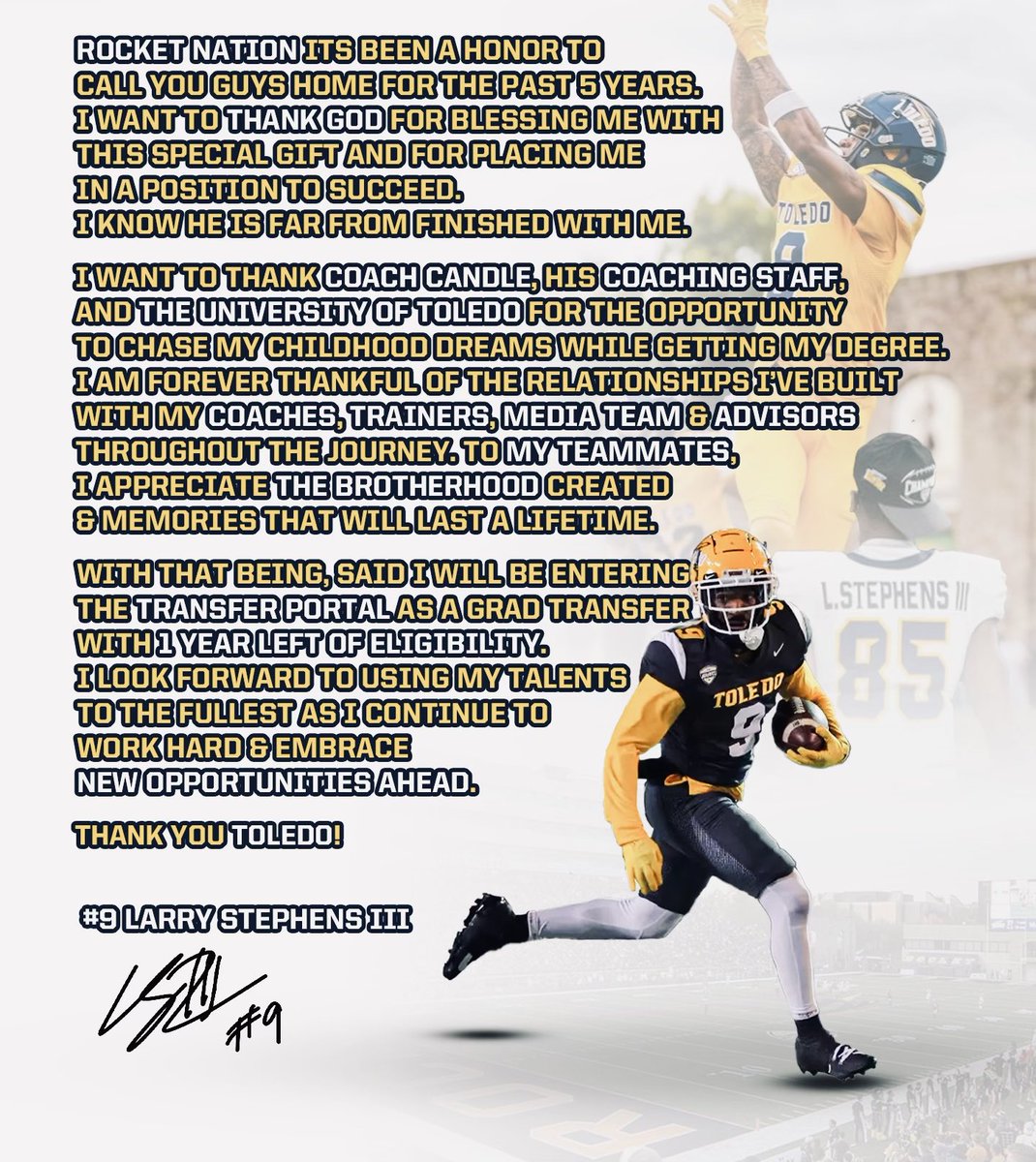 Thank you Rocket Nation 🚀🫶🏾.