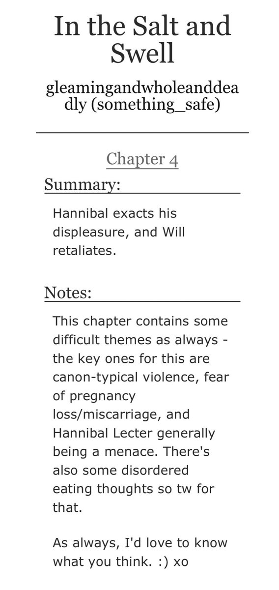 'In The Salt and Swell', Chapter 4/?
Explicit. 🔗 below. Please heed the tags as usual.