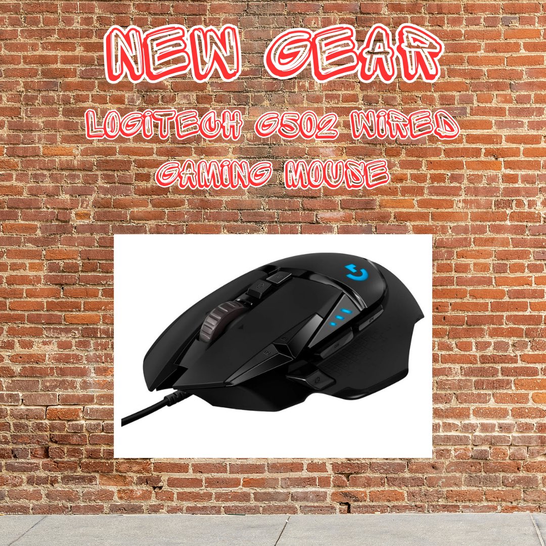 aninactivewall1's tweet photo. Just got myself some new @LogitechG gear, including the G502 wired gaming mouse, the G435 wireless gaming headset, the G213 wired gaming keyboard, and the G440 gaming mouse pad.

#Logitech #Gaming #NewGear #Amazon #VideoGaming #eSports #AnInactiveWall1 https://t.co/4z0i1X4UFY