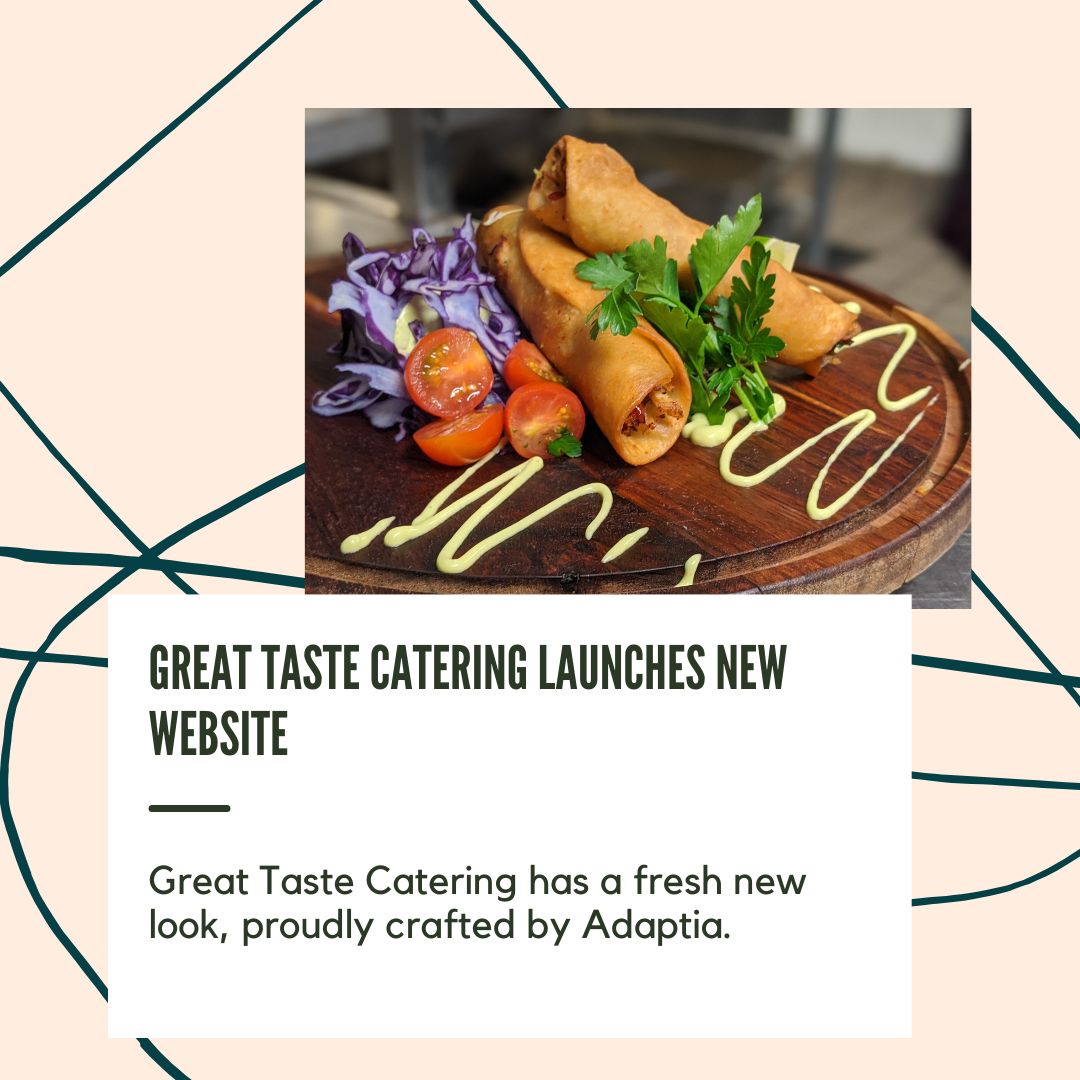 adaptiadesign's tweet photo. Adaptia is excited to announce Great Taste Catering’s new website, making it easier for Los Angeles customers to enjoy their services. Save time this Christmas and spend it with loved ones—order holiday catering from them today! 
Check out their website: https://t.co/vcGrIZo9E7 https://t.co/LtQa04qh2m