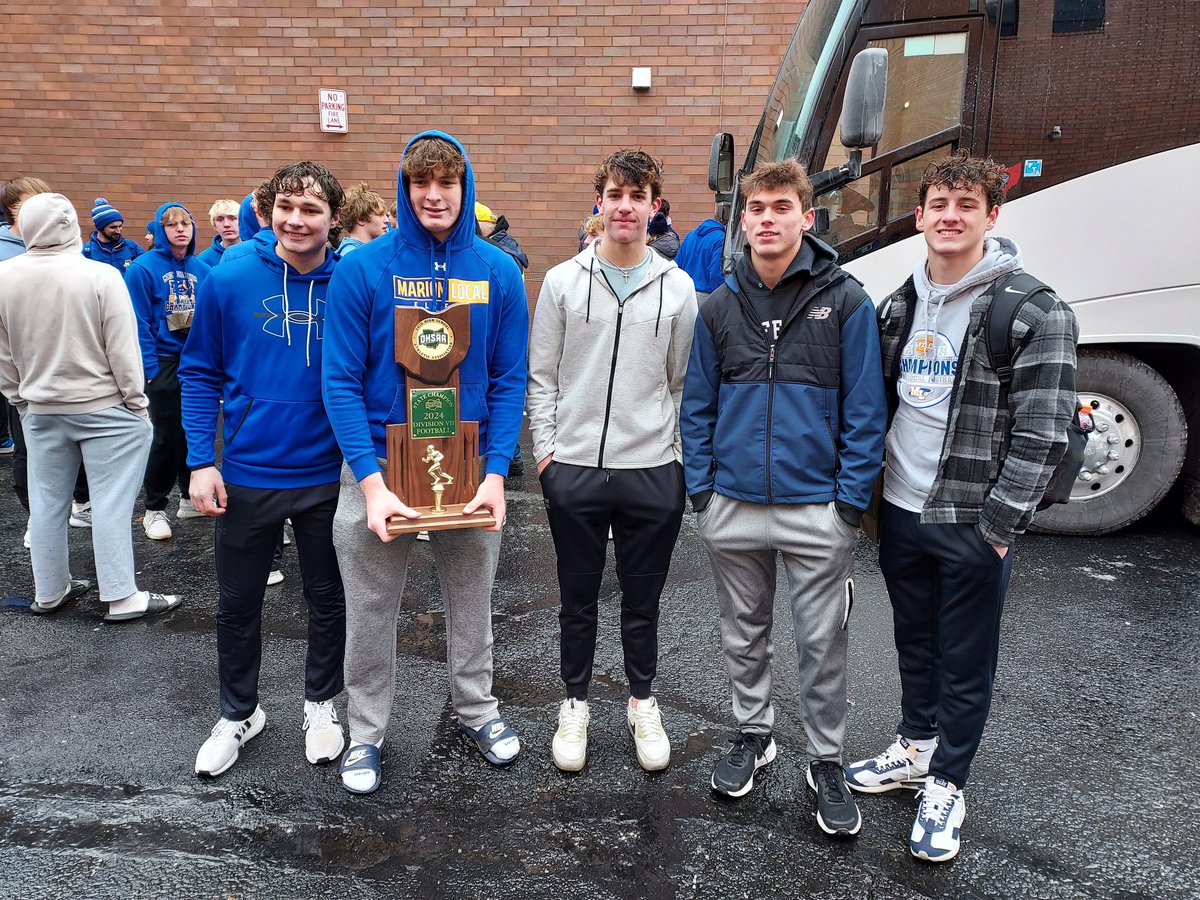 Great memories for Andrew at the state football game.