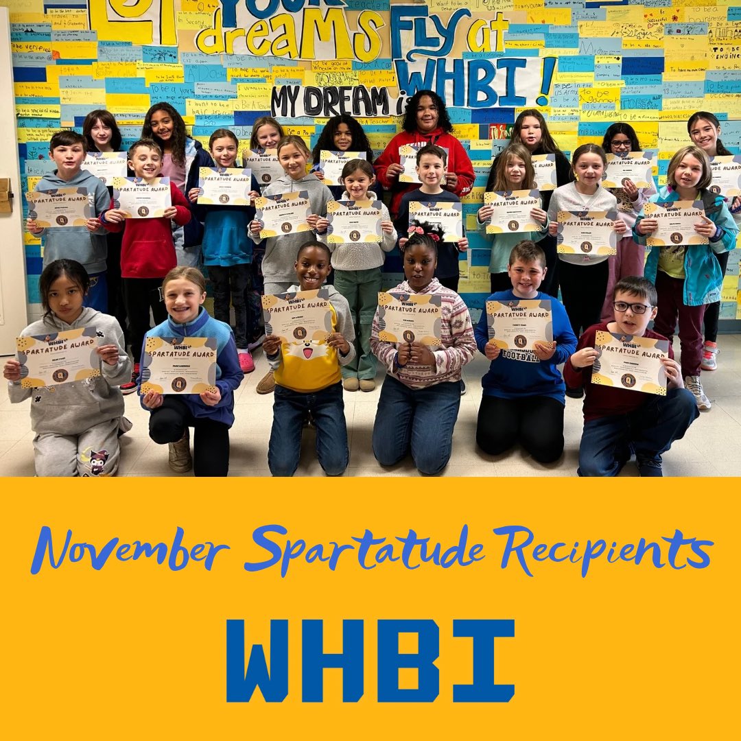 November Spartatude Recipients- demonstrating respect!