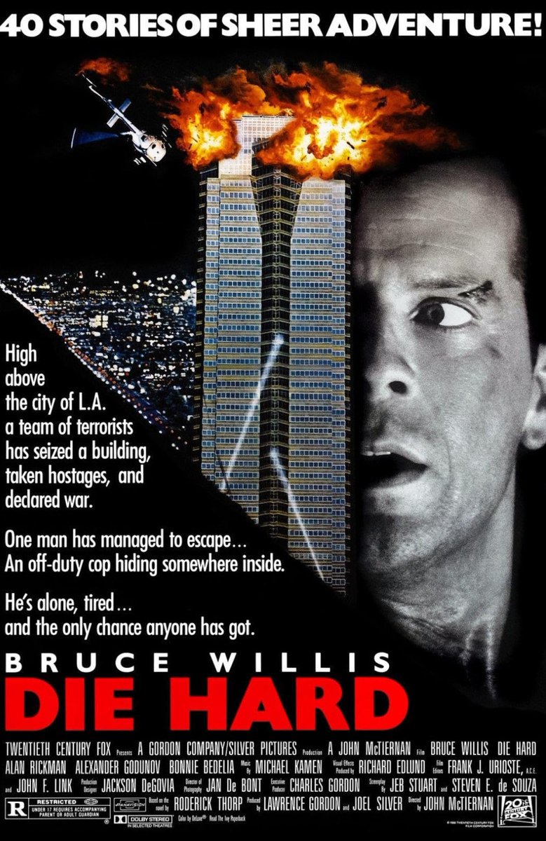 TONIGHT, IN THE MILLION DOLLAR CINEMA

DIE HARD (1988)

PRESHOW BEGINS AT 9:00 PM EST

JOIN THE DISCORD discord.com/invite/RRuT32b…