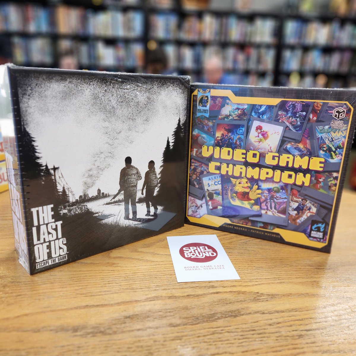Spielbound's tweet photo. Tales of the Arthurian Knights, Talisman 5E, Obsession, Andomeda's Edge, The Last of Us, &amp; Video Game Champion - an exciting week of #boardgamestore arrivals!
https://t.co/9voQNQnVFy
@kayentagames @luckyduckgames @wizkidsgames @ArcaneWonders @themeborne @AvalonHill https://t.co/SqVDt1pUWT