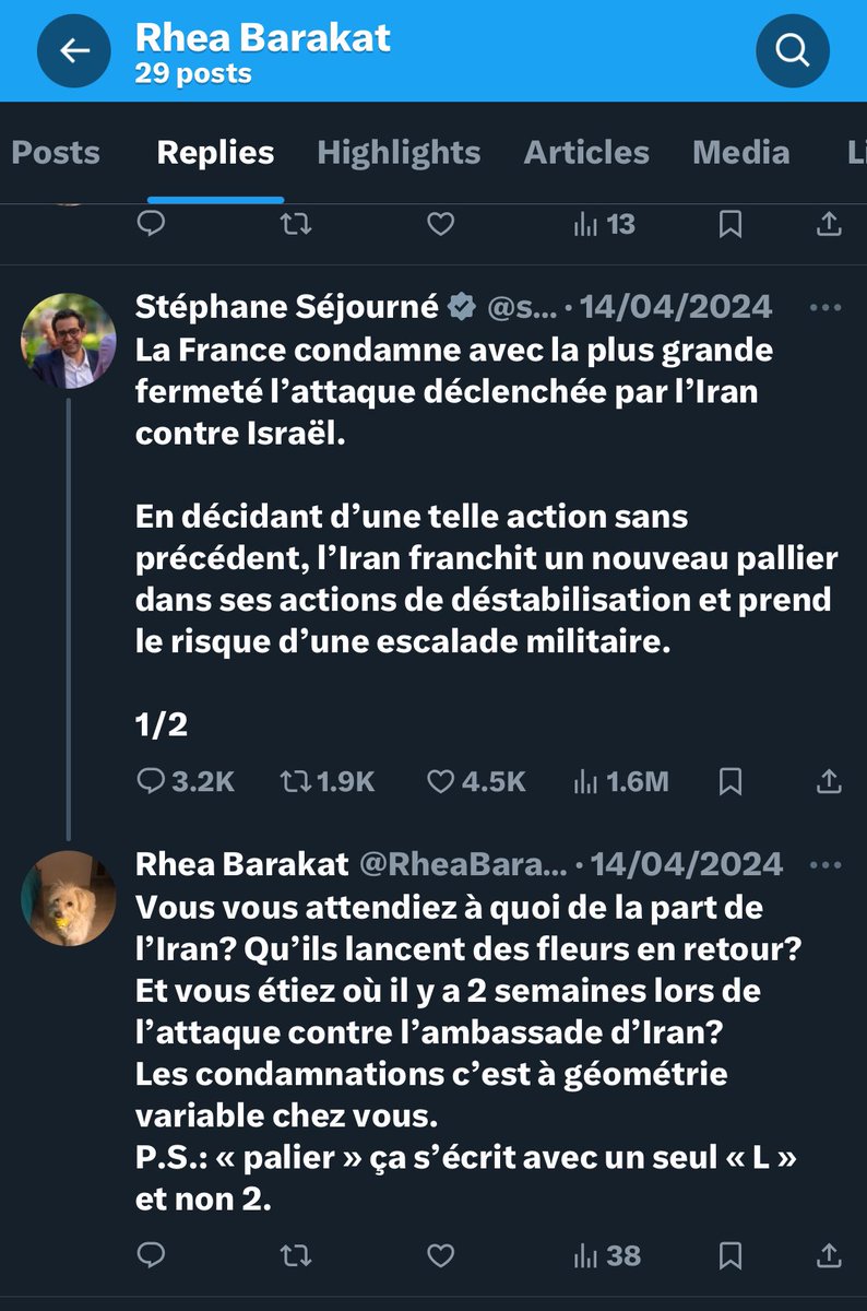RheaBarakat's tweet photo. @T_Martinache @Linformatrice1 Oui oui.. D’ailleurs, il suffit de jeter un simple coup d’œil sur mes réponses sur le sujet 😉 
Avouez que je vous perturbe là 😂😂 https://t.co/u85QzN7mNj