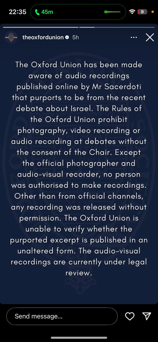 YosephHaddad's tweet photo. Ohhh @OxfordUnion  you are terrified because you know how bad it was during the debate and that no matter what you say or do, we hold you by the balls because we recorded everything and yes I also managed to obtain full recording of the toxic environment and the bullying and the curses from the anti Israeli terror supporters members of Oxford Union students and because you did nothing about it, now you are trying to cover it...but no matter what you do, you can't hide the shame that you brought upon yourselves!
Oxford is occupied by terror supporters❗️