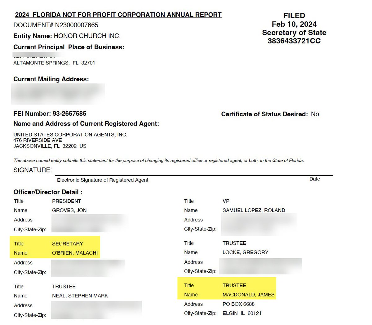 This is a new low--even for <a href="/malachiobrien/">Dr. Malachi - (Dr. Run)</a>. He's now partnering with disgraced pastor <a href="/jamesmacdonald/">James MacDonald</a> to support a new church ironically named "Honor Church."  When I asked Malachi about it, he said . . . 1/

*Deleted previous post b/c it had some private info