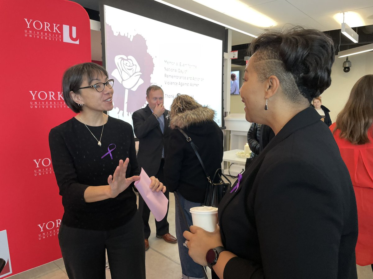 Charmaine Williams (@charmomof5) on Twitter photo At <a href="/YorkUniversity/">York University</a>, we remembered the 14 women lost on Dec 6, 1989, at l’École Polytechnique. Honouring their memory by fighting for a future free from violence against women. #EndGenderBasedViolence #NeverForget" At <a href="/YorkUniversity/">York University</a>, we remembered the 14 women lost on Dec 6, 1989, at l’École Polytechnique. Honouring their memory by fighting for a future free from violence against women. #EndGenderBasedViolence #NeverForget"