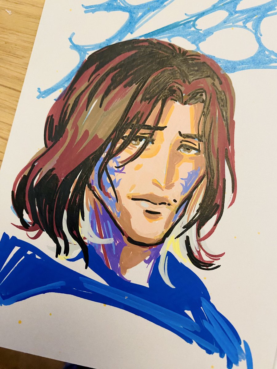「Testing some acrylic marker again with a」|Jᴀᴅᴇ🍊💪🌱@mug order (shipping phase) 🎮BOTWのイラスト