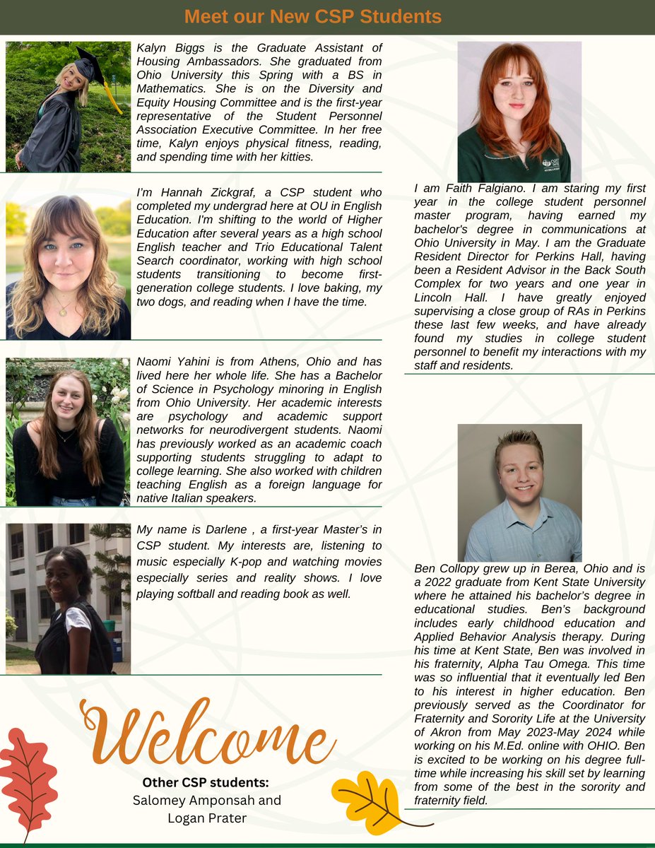 HESAOhio's tweet photo. (1/2) Hello Bobcats! Check out the last edition of our HESA Newsletter of the year! Cheers to an amazing year and a huge congrats to all of our new grads! https://t.co/WmlJUWQZwz