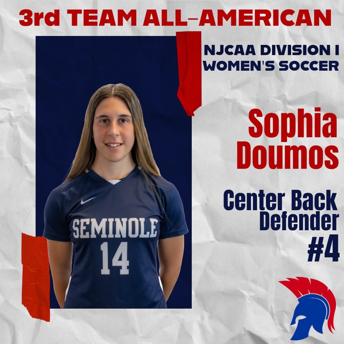 PathwayUsa's tweet image. Freshman Sophia Doumos earns 3rd Team All-American and 1st Team All-Region 👏🏼 
message for highlights 📲
