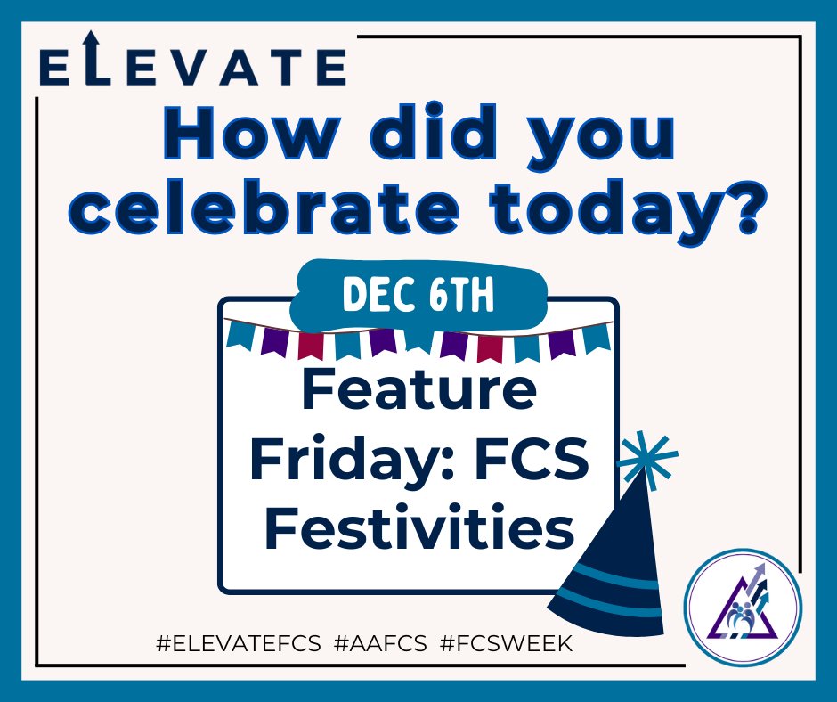 aafcs's tweet photo. ๐ That's a wrap for Day 5 of FCS Week! ๐
Today's theme was Feature Friday: FCS Festivities! We'd love to hear how you joined in the fun! ๐
Comment below how you participated today! ๐ฌ
#ElevateFCS #AAFCS #FCSWeek #FCS #FCSFestivities #Comment https://t.co/NmLyV2x7xe