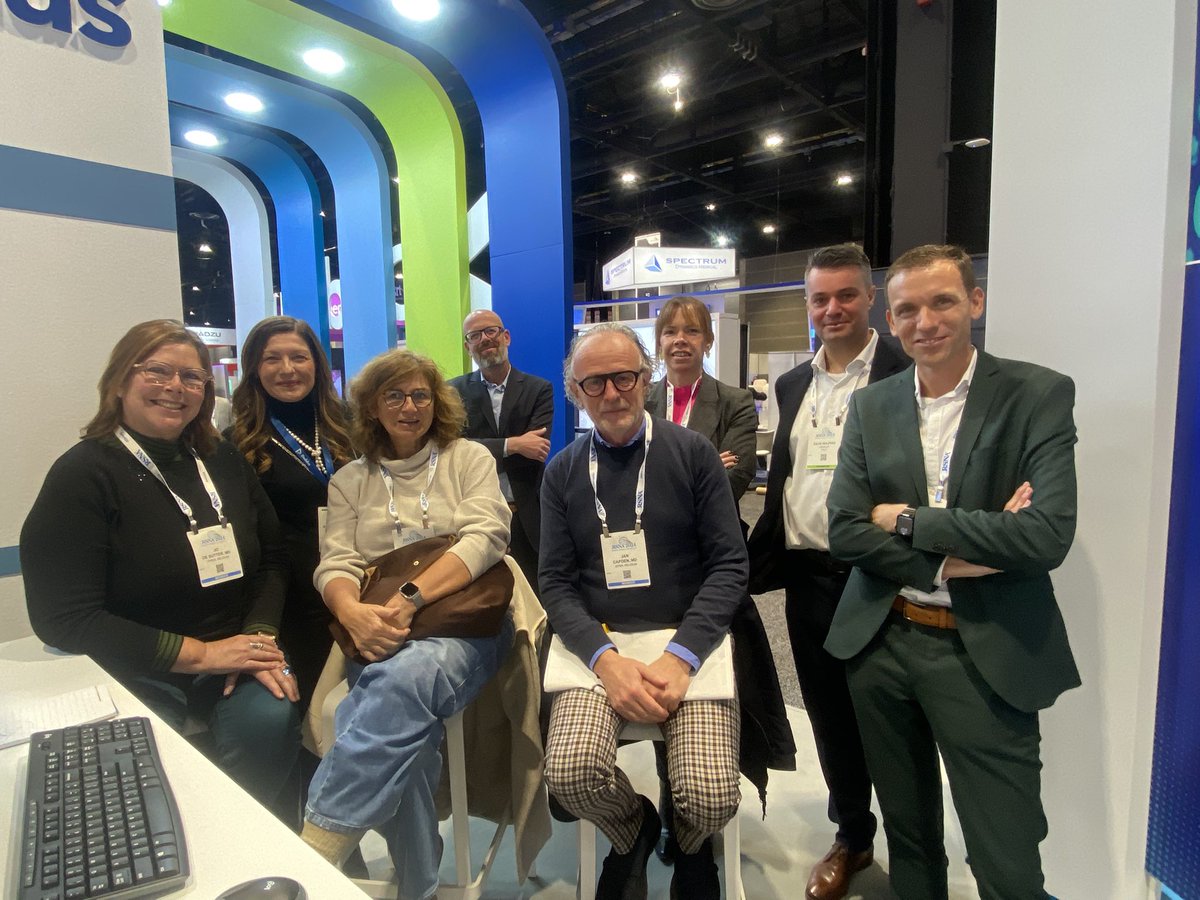 JoDeSutter's tweet photo. Joining the RSNA conference life in Chicago was a learning, experience and meeting the colleagues moment by excellence. #radiology #RSNA2024 #ai #conference @stijnrabaey @dedalus https://t.co/1eB38y6lSa