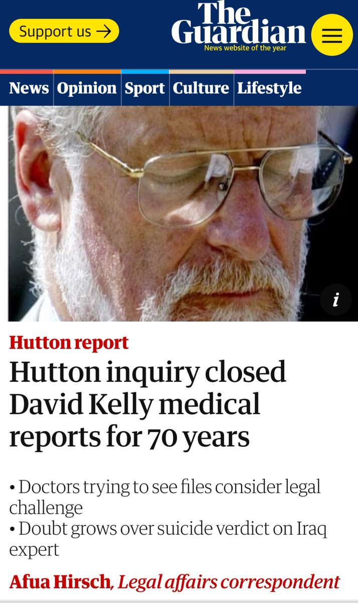 Jones787Sj's tweet photo. Dr David Kelly..... 
You couldn't make it up...... https://t.co/UJKg8XMjYi