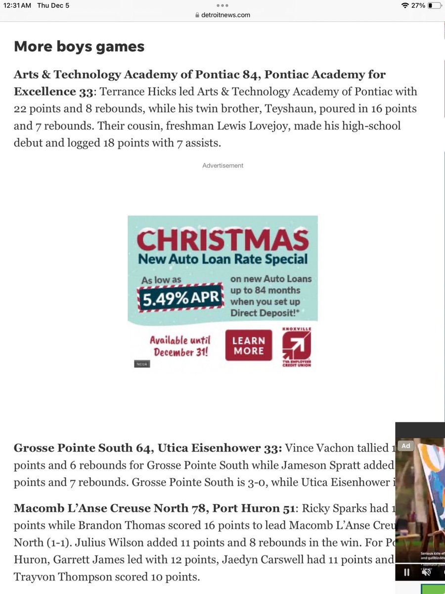 2 articles from Wednesday nights game💪🏾 16 points and 7 rebounds and the team win in season opener💙💛 #ataplions <a href="/EMU_MBB/">Eastern Michigan Men's Basketball</a>  <a href="/CMUMensBBall/">CMU Men's Basketball</a> <a href="/WMUMBB/">Western Michigan Men's Basketball</a> <a href="/Toledo_MBB/">Toledo Men's Basketball</a> <a href="/OhioMBasketball/">Ohio Men’s Basketball</a> <a href="/OcelotHoops/">Schoolcraft Men's Basketball</a> <a href="/RamblersMBB/">Loyola Men's Basketball</a> <a href="/umichbball/">Michigan Men's Basketball</a> <a href="/TerrapinHoops/">Maryland Men’s Basketball</a> <a href="/OaklandMBB/">Oakland Men's Basketball</a> <a href="/DetroitMercyMBB/">Detroit Mercy Men's Basketball</a> <a href="/MacombMBB/">Macomb Men's Basketball</a>