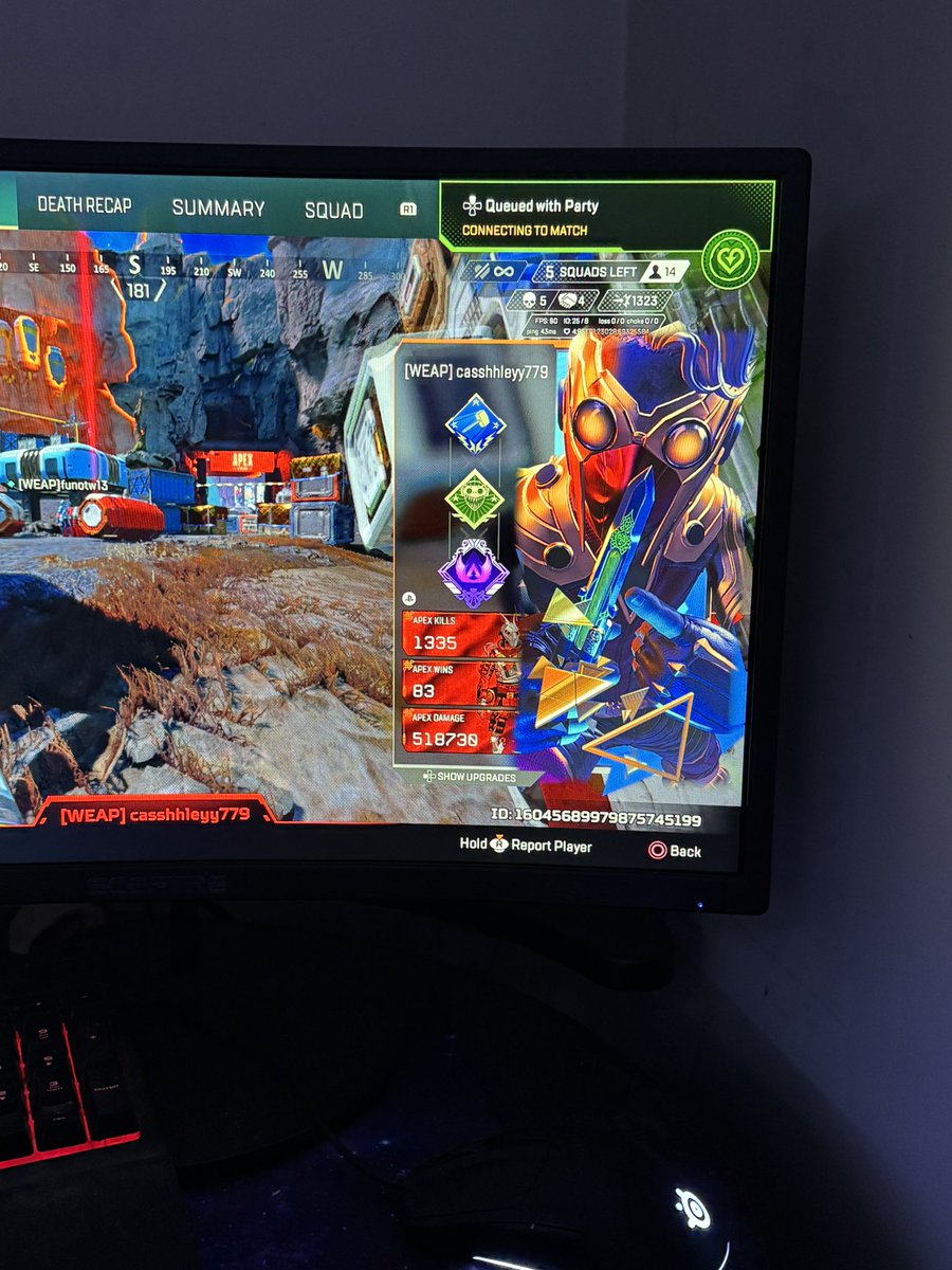ForgottenArc24's tweet photo. @Respawn @PlayApex Yea you tooootally fixed matchmaking…. PUBS dude. This isn’t counting ltms or ranked… I’m just THREE matches. https://t.co/XSeJzBBcW9