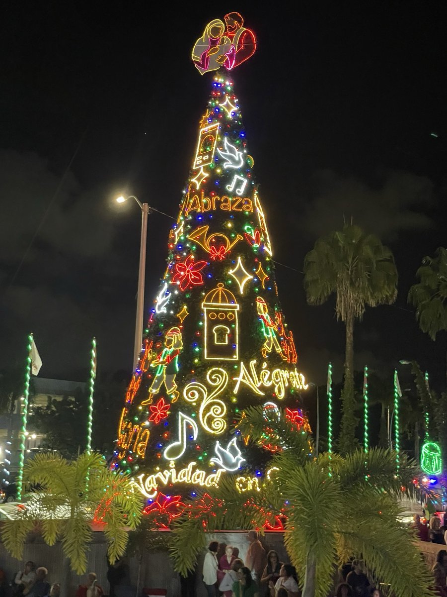 Oficialmente comenzó la #Navidad en #Bayamón y todo #PuertoRico. ¡Felicidades!🎄