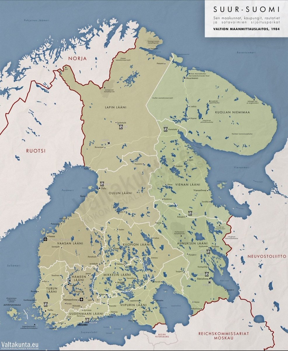 kuningasmidas's tweet photo. Suursuomi nouskoon ryssän vallan alta! https://t.co/D3HRQHjEJc